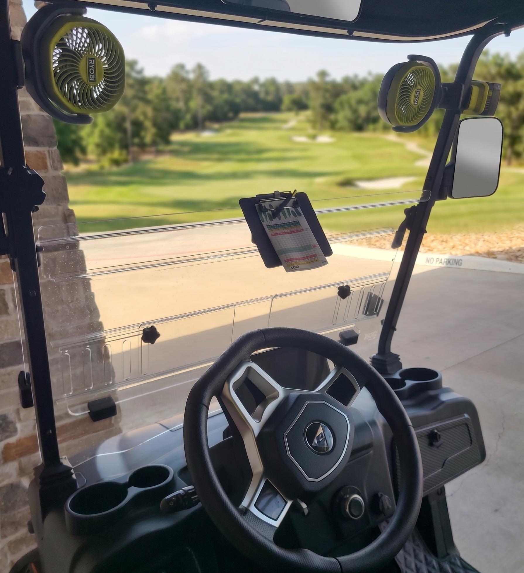 Evolution Golf Cart Scorecard Holder